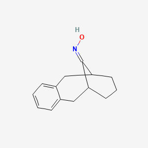 molecular formula C14H17NO B2956097 6,7,8,9,10,11-六氢-5H-6,10-甲苯并[9]环壬烯-12-酮肟 CAS No. 893768-92-8