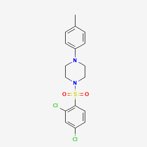 1-(2,4-Dichlorophenyl)sulfonyl-4-(4-methylphenyl)piperazine