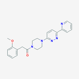 2-(2-Methoxyphenyl)-1-(4-(6-(pyridin-2-yl)pyridazin-3-yl)piperazin-1-yl)ethanone