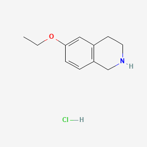 molecular formula C11H16ClNO B2956132 6-Ethoxy-1,2,3,4-tetrahydroisoquinoline hydrochloride CAS No. 63905-72-6