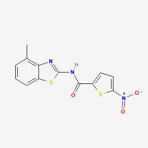 N-(4-methyl-1,3-benzothiazol-2-yl)-5-nitrothiophene-2-carboxamide