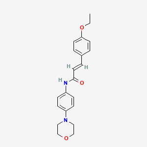 molecular formula C21H24N2O3 B2956201 (E)-3-(4-ethoxyphenyl)-N-(4-morpholinophenyl)acrylamide CAS No. 1164530-68-0