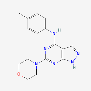 6-morpholino-N-(p-tolyl)-1H-pyrazolo[3,4-d]pyrimidin-4-amine