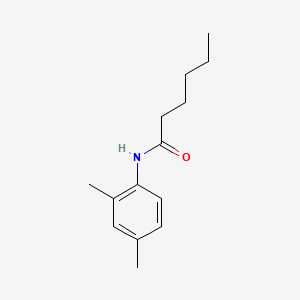 molecular formula C14H21NO B2956268 N-(2,4-dimethylphenyl)hexanamide CAS No. 324067-84-7