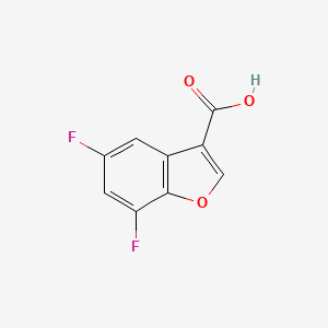 5,7-Difluoro-1-benzofuran-3-carboxylic acid