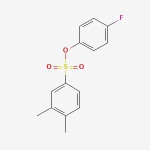 4-Fluorophenyl 3,4-dimethylbenzene-1-sulfonate