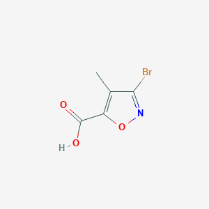 molecular formula C5H4BrNO3 B2956344 3-溴-4-甲基-1,2-恶唑-5-甲酸 CAS No. 1357469-89-6