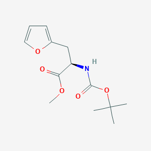 Methyl (2R)-3-(furan-2-yl)-2-[(2-methylpropan-2-yl)oxycarbonylamino]propanoate