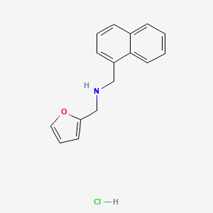 [(Furan-2-yl)methyl][(naphthalen-1-yl)methyl]amine hydrochloride