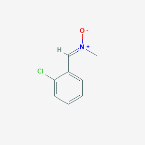 molecular formula C8H8ClNO B2956425 (E)-[(2-chlorophenyl)methylidene](methyl)oxidoazanium CAS No. 1075226-89-9