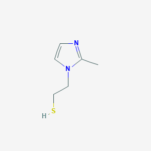 molecular formula C6H10N2S B2956427 2-(2-methyl-1H-imidazol-1-yl)ethane-1-thiol CAS No. 1247489-33-3