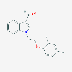 molecular formula C19H19NO2 B295644 1-[2-(2,4-dimethylphenoxy)ethyl]-1H-indole-3-carbaldehyde 