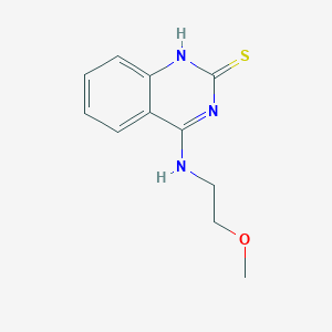 4-[(2-methoxyethyl)amino]quinazoline-2(1H)-thione