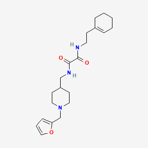 N1-(2-(cyclohex-1-en-1-yl)ethyl)-N2-((1-(furan-2-ylmethyl)piperidin-4-yl)methyl)oxalamide