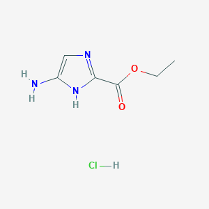 ethyl 4-amino-1H-imidazole-2-carboxylate hydrochloride