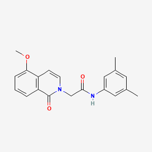 N-(3,5-dimethylphenyl)-2-(5-methoxy-1-oxoisoquinolin-2-yl)acetamide