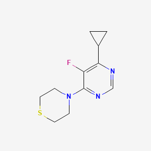 4-(6-Cyclopropyl-5-fluoropyrimidin-4-yl)thiomorpholine