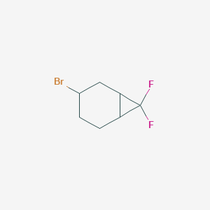 molecular formula C7H9BrF2 B2956560 3-溴-7,7-二氟双环[4.1.0]庚烷 CAS No. 2295490-15-0
