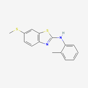 6-(methylthio)-N-(o-tolyl)benzo[d]thiazol-2-amine