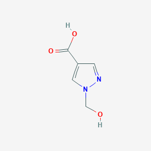 molecular formula C5H6N2O3 B2956697 1-(hydroxymethyl)-1H-pyrazole-4-carboxylic acid CAS No. 957043-80-0