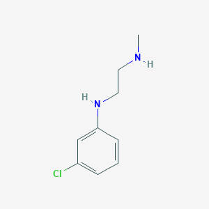 molecular formula C9H13ClN2 B2956703 (2-[(3-氯苯基)氨基]乙基)(甲基)胺 CAS No. 91367-25-8