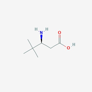 molecular formula C7H15NO2 B2956785 (3S)-3-amino-4,4-dimethylpentanoic acid CAS No. 367278-48-6