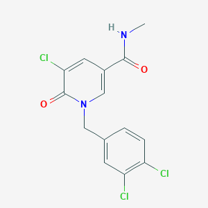 5-chloro-1-(3,4-dichlorobenzyl)-N-methyl-6-oxo-1,6-dihydro-3-pyridinecarboxamide