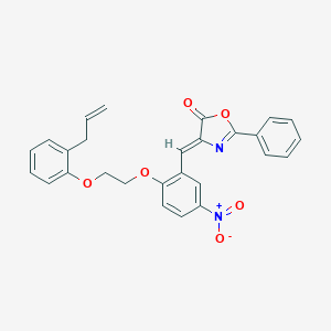 4-{2-[2-(2-allylphenoxy)ethoxy]-5-nitrobenzylidene}-2-phenyl-1,3-oxazol-5(4H)-one