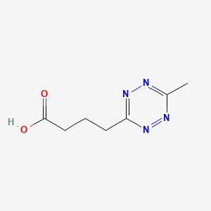 molecular formula C7H10N4O2 B2956790 (Me)Tz-butanoic acid CAS No. 1923268-81-8