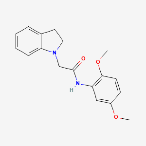 N-(2,5-Dimethoxyphenyl)-2-indolinylethanamide