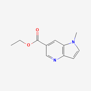 molecular formula C11H12N2O2 B2956846 1-甲基-1H-吡咯并[3,2-b]吡啶-6-甲酸乙酯 CAS No. 2114651-27-1