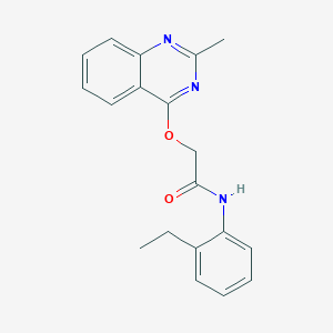 5-chloro-2-{[4-(3,4-diethoxybenzoyl)piperazin-1-yl]carbonyl}-1H-indole