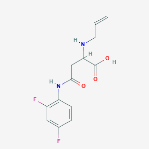 2-(Allylamino)-4-((2,4-difluorophenyl)amino)-4-oxobutanoic acid