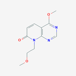 4-methoxy-8-(2-methoxyethyl)pyrido[2,3-d]pyrimidin-7(8H)-one