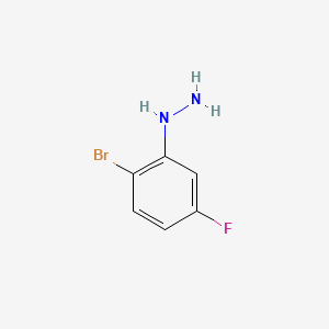 (2-Bromo-5-fluorophenyl)hydrazine