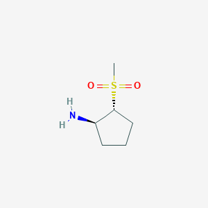 (1R,2R)-2-Methylsulfonylcyclopentan-1-amine