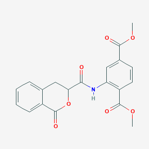 Dimethyl 2-(1-oxoisochroman-3-carboxamido)terephthalate
