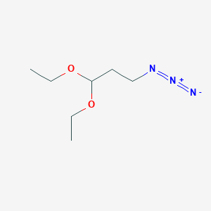 molecular formula C7H15N3O2 B2956918 3-Azido-1,1-diethoxypropane CAS No. 688317-69-3