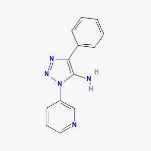 4-Phenyl-1-(3-pyridyl)-1,2,3-triazole-5-ylamine