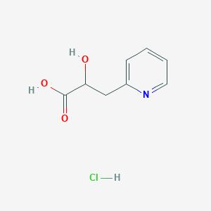 2-Hydroxy-3-pyridin-2-ylpropanoic acid;hydrochloride