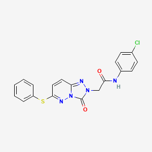 N-(4-chlorophenyl)-2-(3-oxo-6-(phenylthio)-[1,2,4]triazolo[4,3-b]pyridazin-2(3H)-yl)acetamide