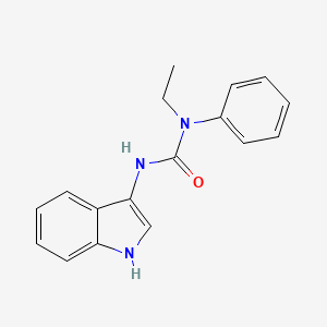 molecular formula C17H17N3O B2956958 1-ethyl-3-(1H-indol-3-yl)-1-phenylurea CAS No. 941987-58-2