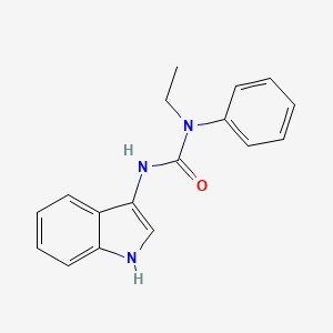 molecular formula C17H17N3O B2956958 1-乙基-3-(1H-吲哚-3-基)-1-苯基脲 CAS No. 941987-58-2