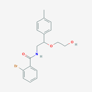 molecular formula C18H20BrNO3 B2956973 2-溴-N-(2-(2-羟乙氧基)-2-(对甲苯基)乙基)苯甲酰胺 CAS No. 1795299-31-8