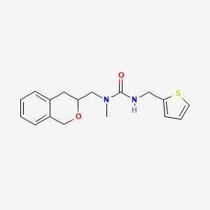 1-(Isochroman-3-ylmethyl)-1-methyl-3-(thiophen-2-ylmethyl)urea
