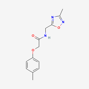 N-((3-methyl-1,2,4-oxadiazol-5-yl)methyl)-2-(p-tolyloxy)acetamide