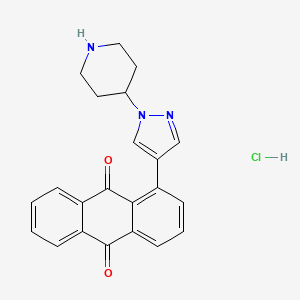 molecular formula C22H20ClN3O2 B2957082 PDK4-IN-1 (hydrochloride) CAS No. 2310262-11-2