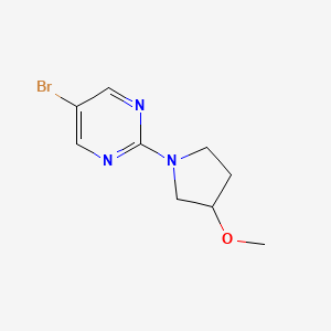5-Bromo-2-(3-methoxypyrrolidin-1-yl)pyrimidine