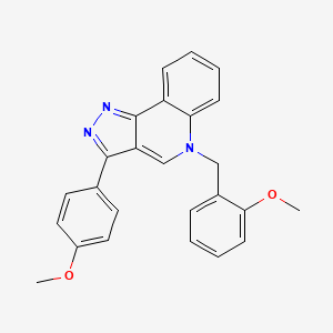 5-(2-methoxybenzyl)-3-(4-methoxyphenyl)-5H-pyrazolo[4,3-c]quinoline
