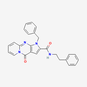 1-benzyl-4-oxo-N-phenethyl-1,4-dihydropyrido[1,2-a]pyrrolo[2,3-d]pyrimidine-2-carboxamide